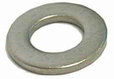1/4 FLT Chrome Flat Washers 18-8 SS - 5/8 OD x .050 THK