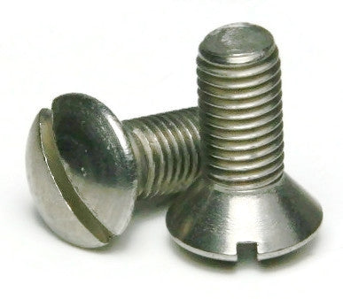 Slotted Oval Head Machine Screw