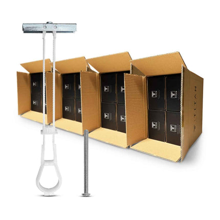 400-Pack 3/16"-24 Quick Channel Toggle Anchors with Bolts