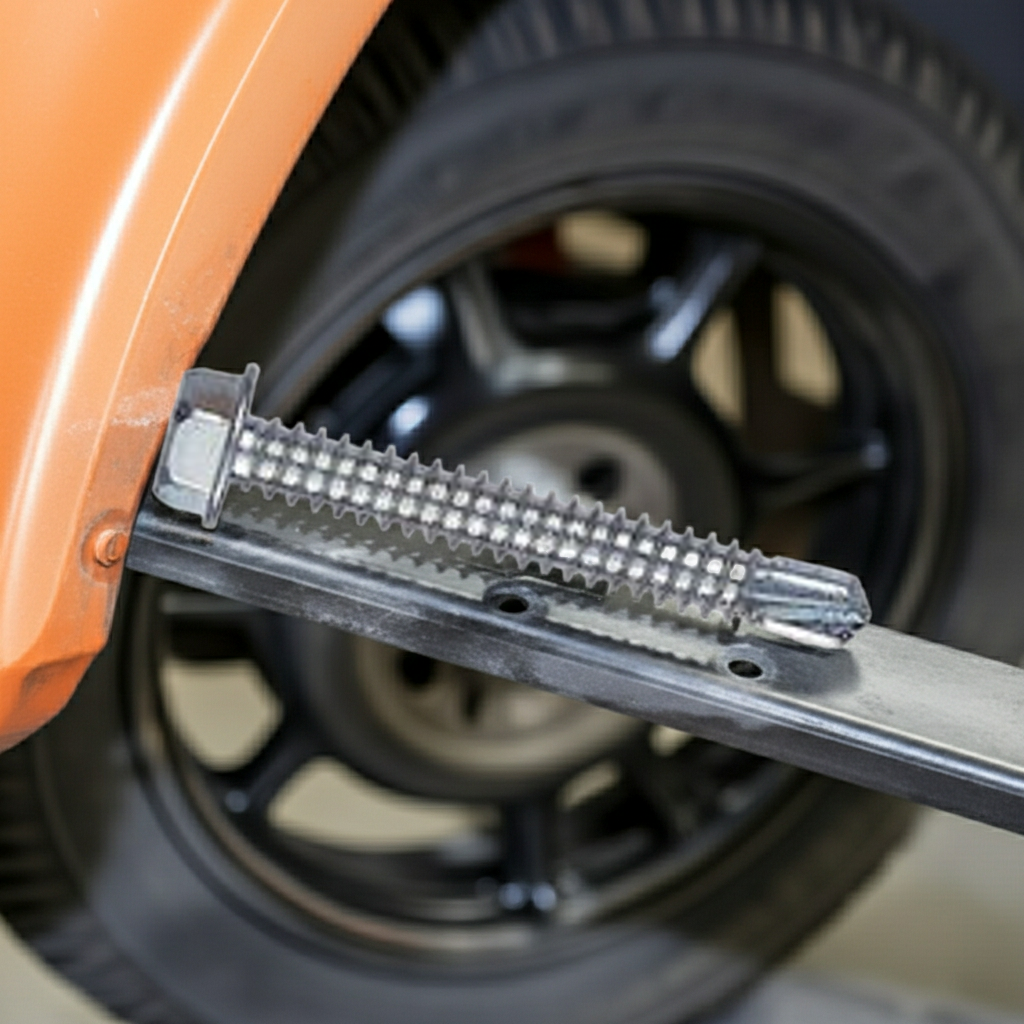 #10 X 1 HEX WASHER HEAD TEK SCREW 410 SS