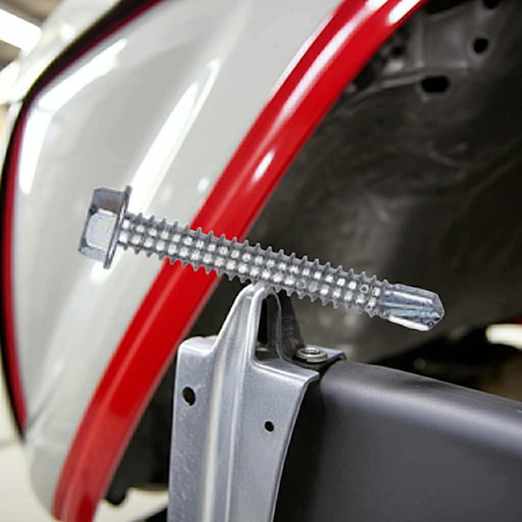 #10 X 1 HEX WASHER HEAD TEK SCREW 410 SS