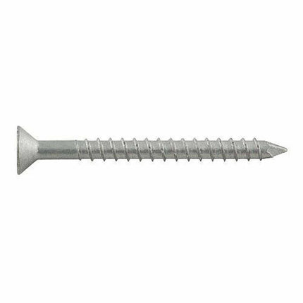 DeWalt #14 x 2-1/4" Crete-Flex Concrete Screw Anchors, Phillips Flat Head, #3 Drive Size, 1/4" Drill Bit Size, 410 Stainless Steel - Wholesale Fasteners