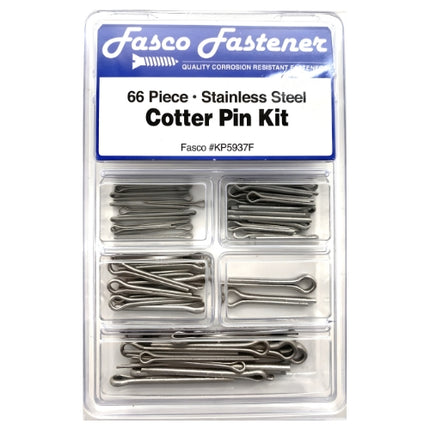FASCO Cotter Pin Kit 66 PC for Secure Fastening - Wholesale Fasteners