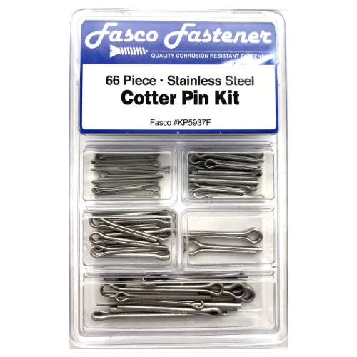 FASCO Cotter Pin Kit 66 PC for Secure Fastening - Wholesale Fasteners