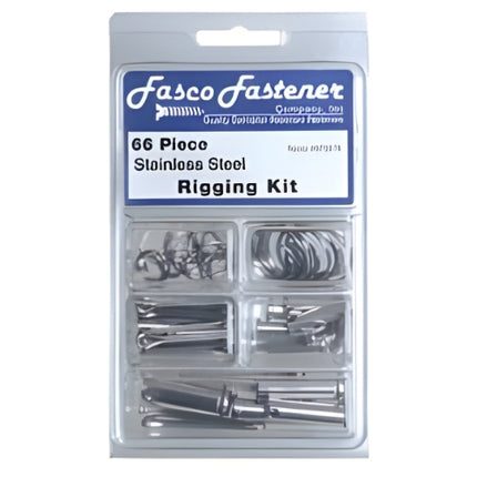 FASCO 66 Piece Rigging Kit - Complete SS Rigging Solutions - Wholesale Fasteners