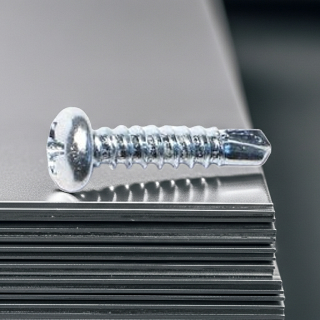 #10 X 1-1/2 PHILLIPS PAN HEAD TEK SCREW 410 SS - Wholesale Fasteners