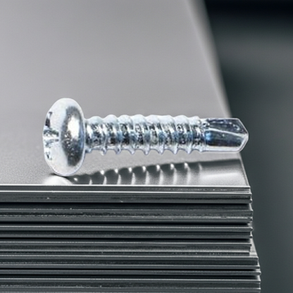 #10 X 1-1/2 PHILLIPS PAN HEAD TEK SCREW 410 SS - Wholesale Fasteners