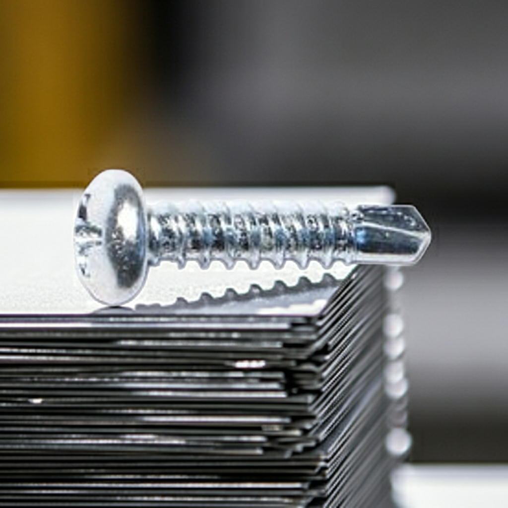 #10 X 1-1/2 PHILLIPS PAN HEAD TEK SCREW 410 SS - Wholesale Fasteners