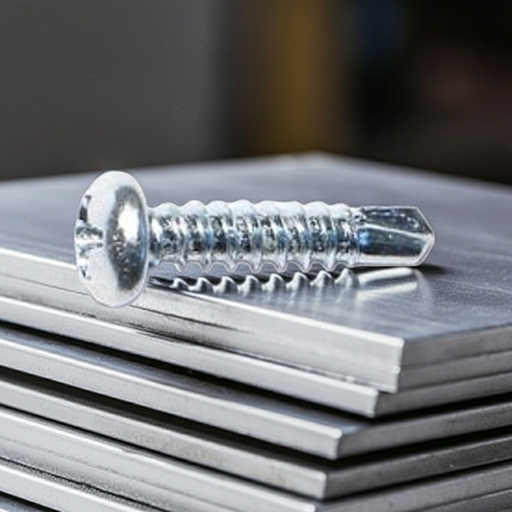 #10 X 1-1/2 PHILLIPS PAN HEAD TEK SCREW 410 SS - Wholesale Fasteners