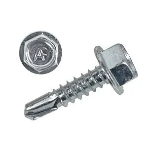 #10X1 HEX WASHER HEAD TEK SCREW 410 SS-100 pack/500 Pack
