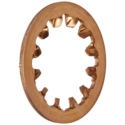 #10 Internal Tooth Lock Washer Silicon Bronze-5000 Pack - Wholesale-Fasteners