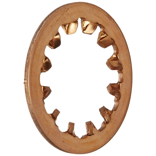 #10 Internal Tooth Lock Washer Silicon Bronze-5000 Pack - Wholesale-Fasteners