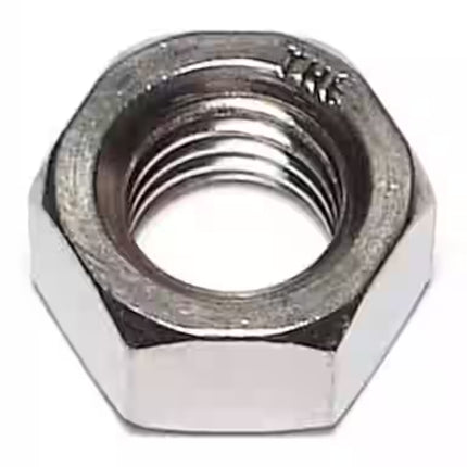 1/2-13 Finished Hex Center Lock Nut 18-8 Stainless Steel-200 Pack