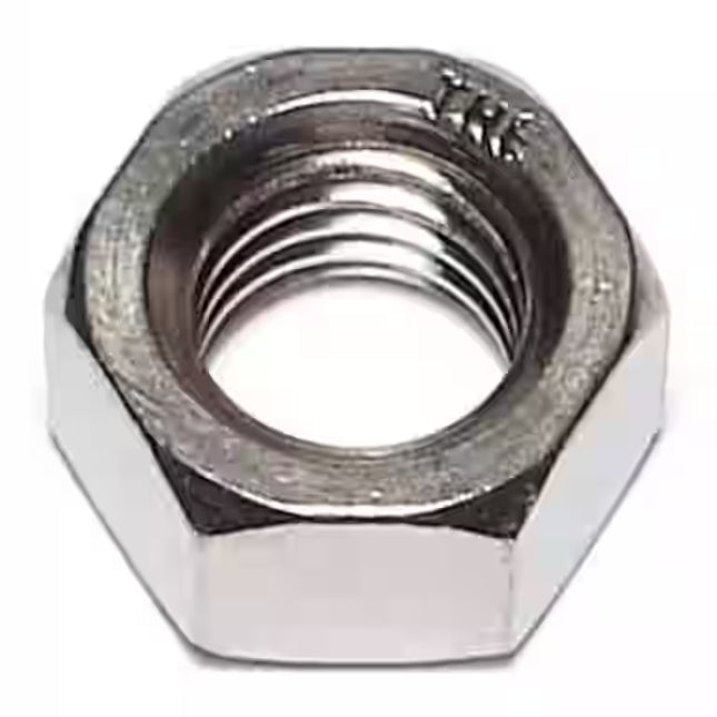 1/2-13 Finished Hex Center Lock Nut 18-8 Stainless Steel-200 Pack