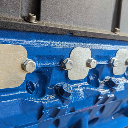 Small Block Ford Exhaust Block-Off Plate Set