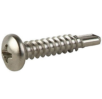 #8X3/4 PHILLIPS PAN HEAD TEK SCREW 410 SS - Wholesale Fasteners