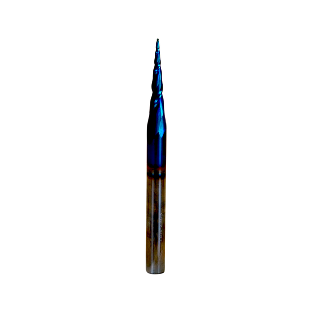 1/32" CNC Tapered Ball Nose Bit – 1/4" Shank