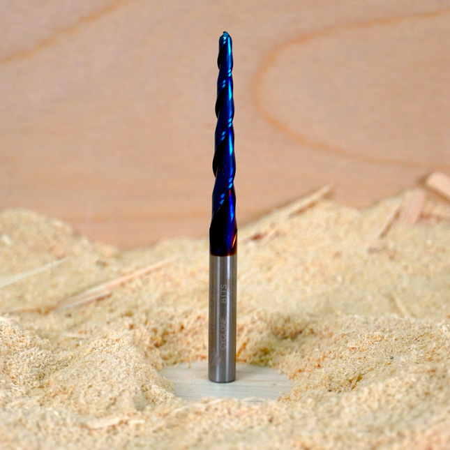 TBN-2512 1/8" Tapered Ball Nose