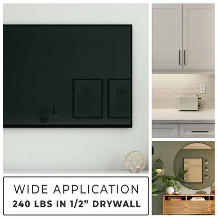 25-Pack 3/16"-24 Quick Channel Toggle Anchors with Bolts