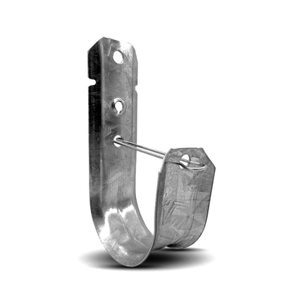2" inch Wall Mount Galvanized Steel Cable J-Hooks with Retainer Clip