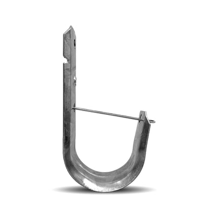 2" inch Wall Mount Galvanized Steel Cable J-Hooks with Retainer Clip - Wholesale-Fasteners