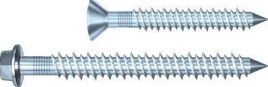 Tapcon® 1/4" x 3-3/4" Flat Head Concrete Screw — 410 Stainless Steel (Silver Climashield™)