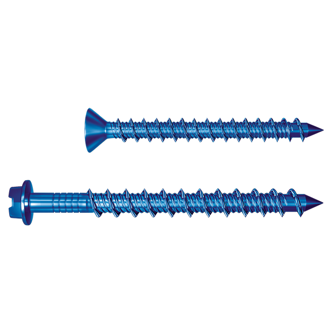 Tapcon® 3/16" x 1-3/4" Hex Washer Head Concrete Screw (Blue Climaseal®)