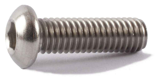 M4-0.70 x 10 Button Socket Cap Screw ISO 7380 18-8 (A2) Stainless Steel - Metric