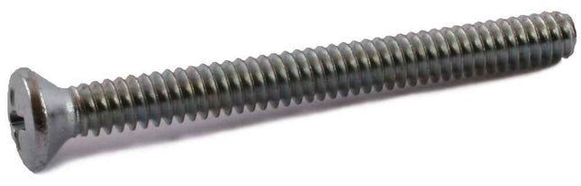 1/4-20 x 1 Phillips Oval Head Machine Screw Zinc