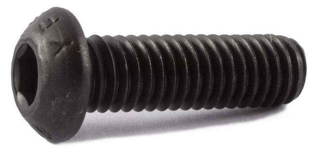 M4-0.70 x 25  Button Socket Cap Screw 12.9 Alloy ISO 7380 Black Oxide - Metric