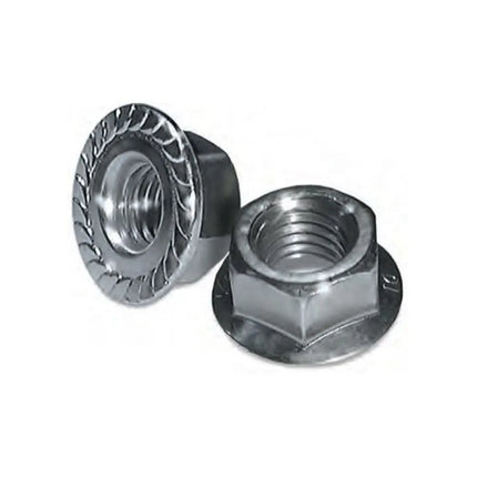 Hex Flange Nut Serrated Stainless Steel