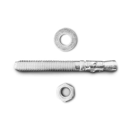 1/2" X 4-1/2" Zinc Wedge Concrete Anchor Bolts