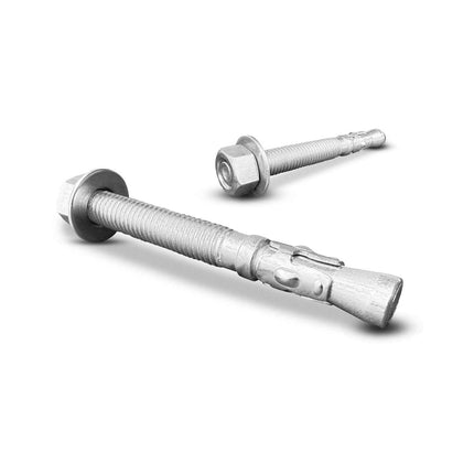 1/2" X 4-1/2" Zinc Wedge Concrete Anchor Bolts