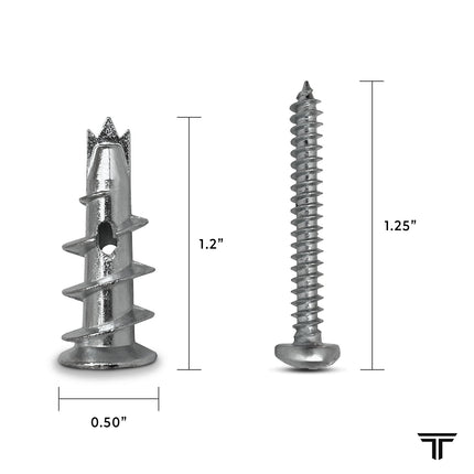 Self-Drilling Zinc Drywall Anchors with #8 Screws - Wholesale-Fasteners