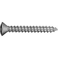 #8 X 1 SQUARE DRIVE OVAL HEAD SMS TYPE A 18-8 SS - Wholesale Fasteners