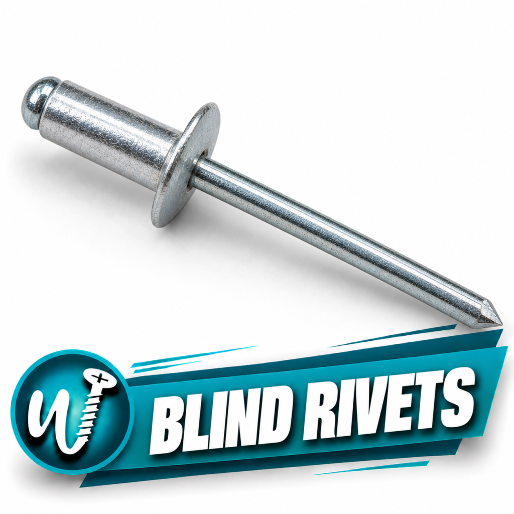 3/16 in. x 1/2 in. Maximum Grip Dome Head Open End Blind Rivet, Aluminum, IFI-114 — Pack of 100