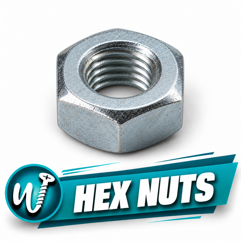 3/8-16 Finished Hex Nut, Silicon Bronze, ASME B18.2.2 — Pack of 100